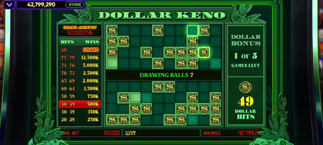 Vegas Keno [MOD: безлимитные монеты и быстрые выигрыши] Screenshot 3