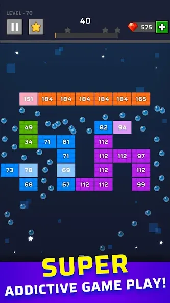 Brick Out - Shoot the ball [MOD: без рекламы и бесконечные жизни] Screenshot 3
