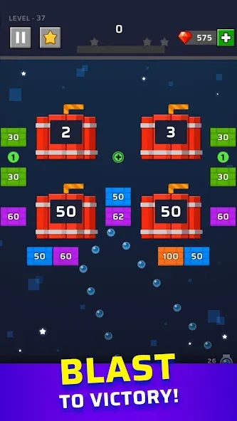 Brick Out - Shoot the ball [MOD: без рекламы и бесконечные жизни] Screenshot 4