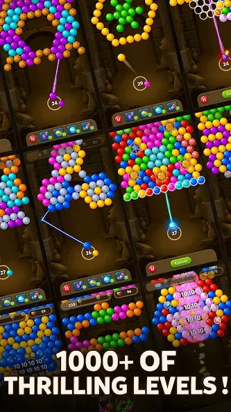 Bubble Pop Origin! Puzzle Game [MOD: безлимитные монеты и все уровни] Screenshot 4
