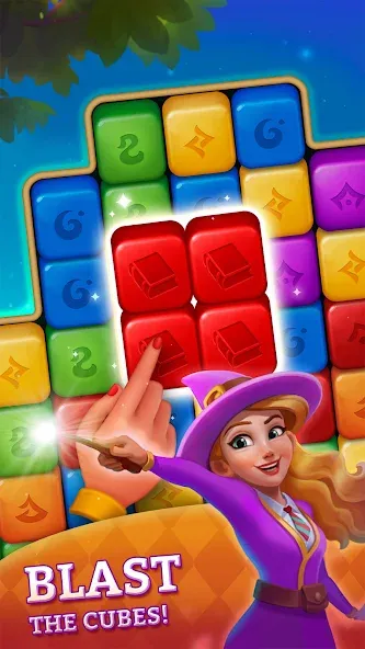 Magic Blast: Mystery Puzzle [MOD: безлимитные жизни и подсказки] Screenshot 2