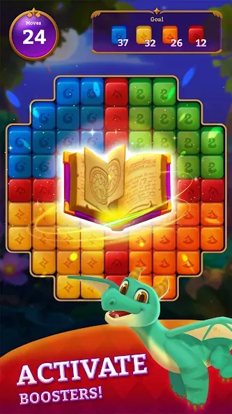 Magic Blast: Mystery Puzzle [MOD: безлимитные жизни и подсказки] Screenshot 3