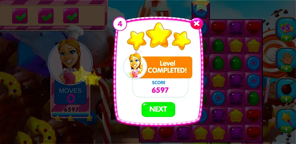 Jelly Kingdom Crush - Match 3 [MOD: безлимитные монеты и жизни] Screenshot 4