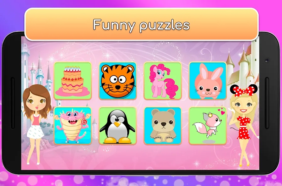 Kids Games for Girls. Puzzles [MOD: все головоломки разблокированы] Screenshot 2