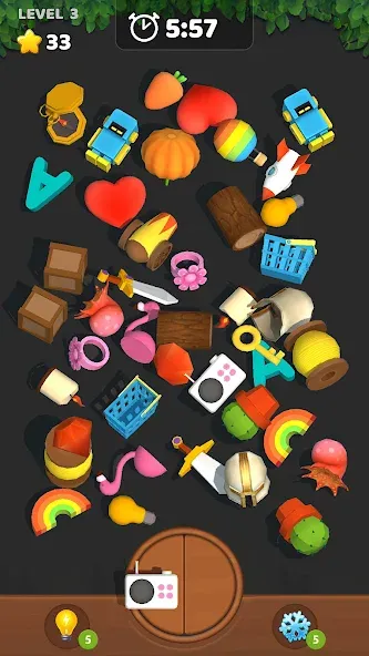 Match 3D Blast Matching Games [MOD: безлимитные подсказки и жизни] Screenshot 1