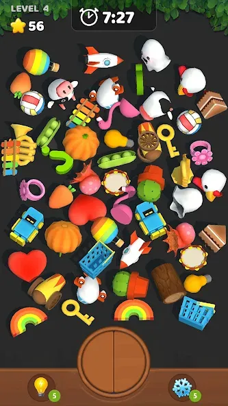 Match 3D Blast Matching Games [MOD: безлимитные подсказки и жизни] Screenshot 2