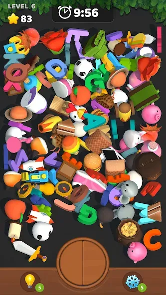 Match 3D Blast Matching Games [MOD: безлимитные подсказки и жизни] Screenshot 4