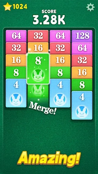 Merge Card Puzzle [MOD: безлимитные монеты и подсказки] Screenshot 2