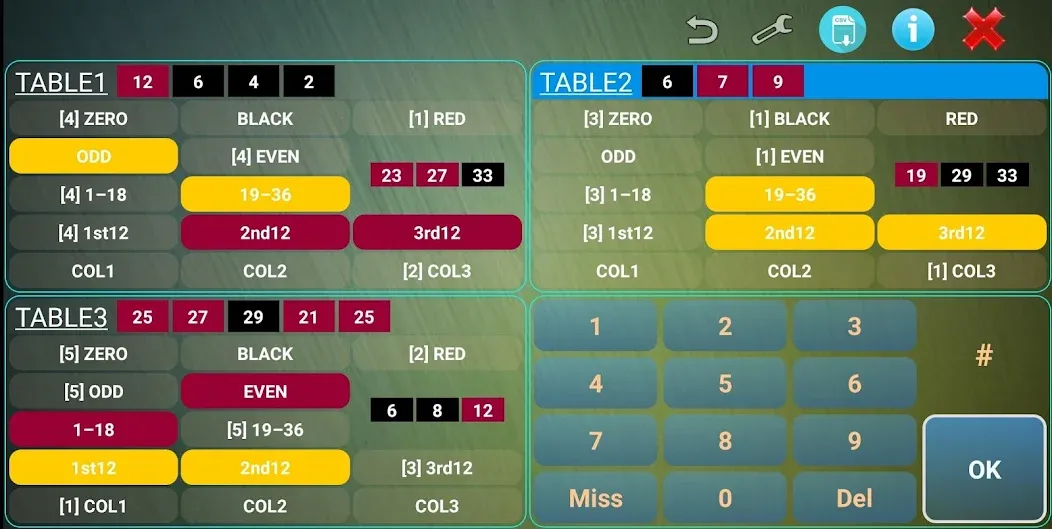 Roulette Counter Multi Tables [MOD: счетчик рулетки для нескольких столов] Screenshot 1