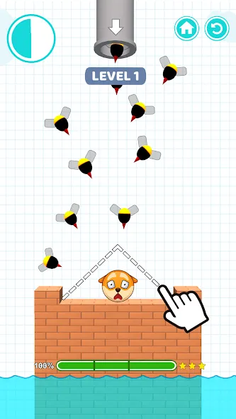 Save Balls: Brain Teaser Games [MOD: безлимитные подсказки и открыты уровни] Screenshot 1