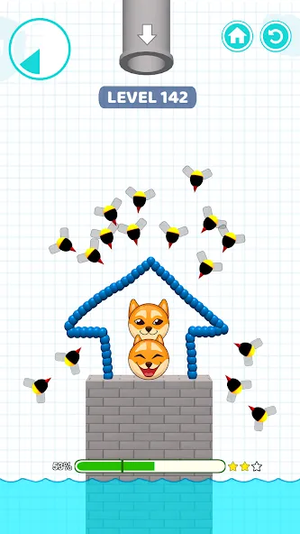 Save Balls: Brain Teaser Games [MOD: безлимитные подсказки и открыты уровни] Screenshot 2