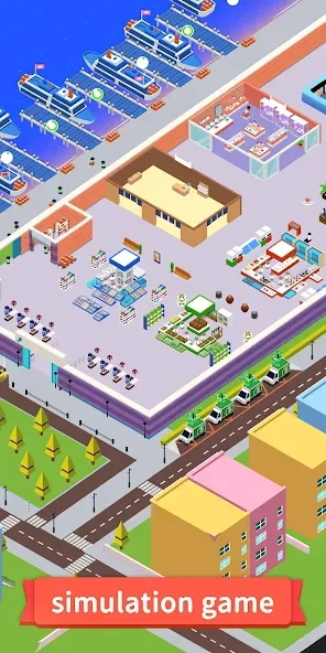 Idle Seafood Market -Tycoon [MOD: безлимитные деньги и ресурсы] Screenshot 1