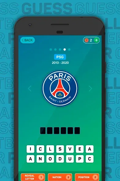 Guess The Footballer 2023 [MOD: открыты все уровни и подсказки] Screenshot 1