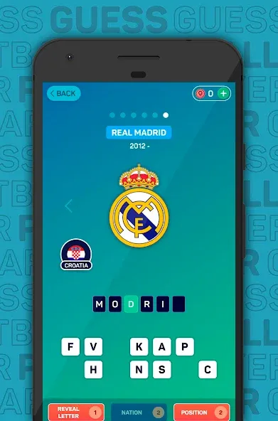 Guess The Footballer 2023 [MOD: открыты все уровни и подсказки] Screenshot 2