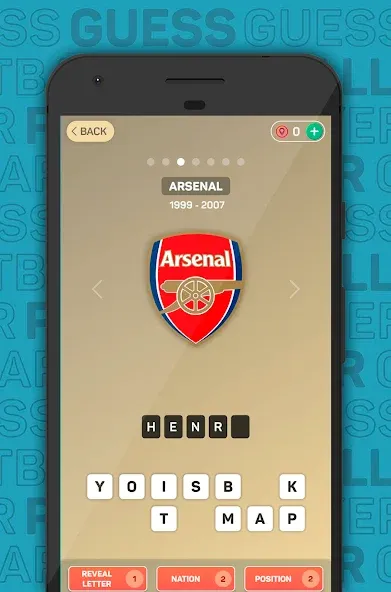 Guess The Footballer 2023 [MOD: открыты все уровни и подсказки] Screenshot 4