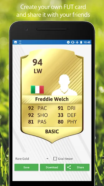 FUT Card Creator 23 [MOD: все карты и безлимитные монеты] Screenshot 1