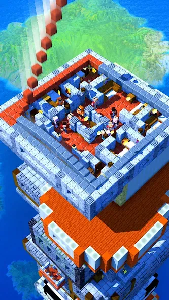 Tower Craft - Block Building [MOD: безлимитные ресурсы и открыты все блоки] Screenshot 2