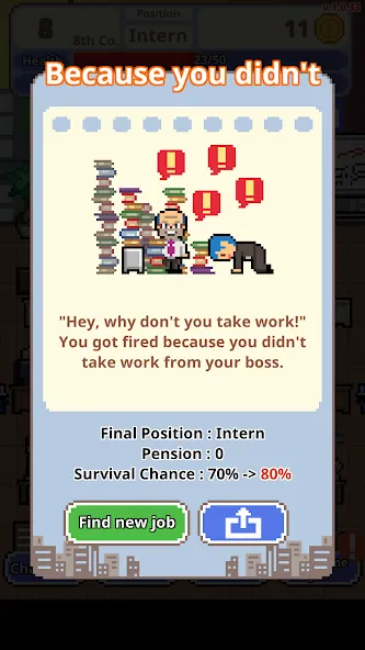 Don't get fired! [MOD: безлимитные деньги и снятие ограничений] Screenshot 3