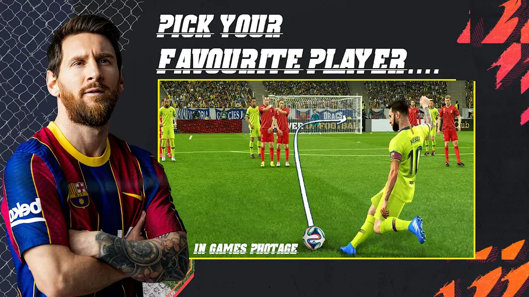 Football Champion Soccer Kick [MOD: безлимитные монеты и разблокированы команды] Screenshot 4