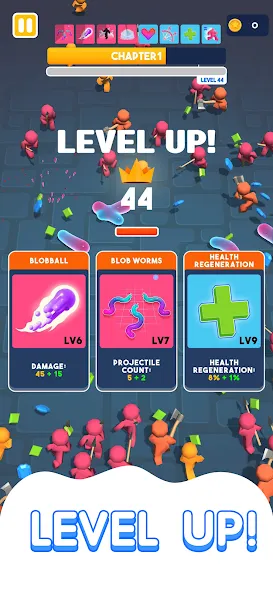 Blob Hero [MOD: безлимитные деньги и усиленный герой] Screenshot 4