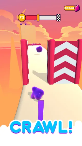 Blob Runner 3D [MOD: безлимитные монеты и открыты скины] Screenshot 4