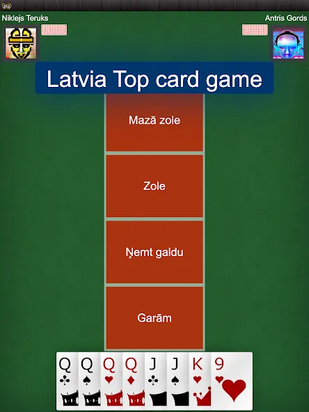 Latvian card game: RaccoonZole [MOD: безлимитные монеты и всё открыто] Screenshot 5