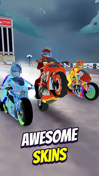 Wild Wheels: Bike Racing [MOD: безлимитные деньги и все байки открыты] Screenshot 3