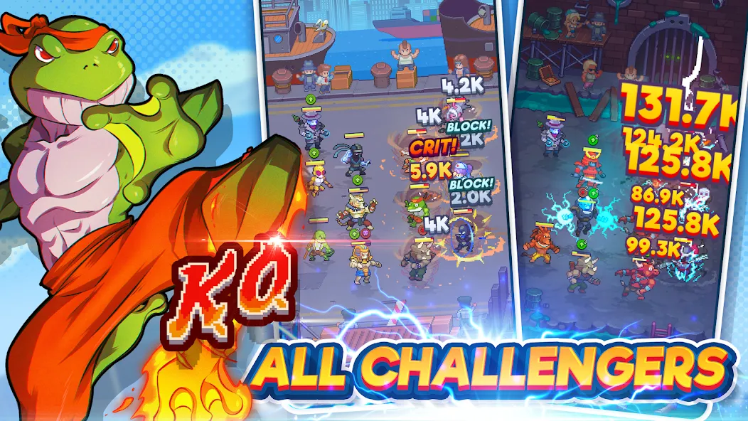 Tap Force [MOD: безлимитные деньги и усиленные бойцы] Screenshot 1