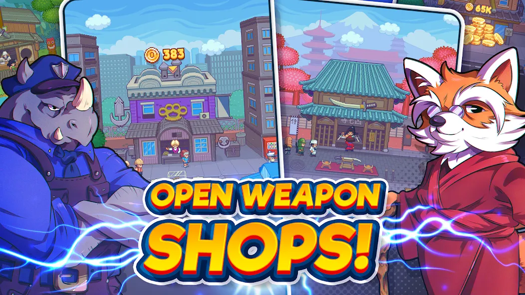 Tap Force [MOD: безлимитные деньги и усиленные бойцы] Screenshot 3