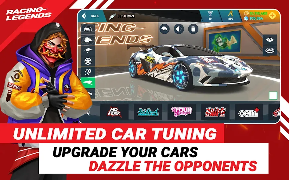 Racing Legends Funzy [MOD: безлимитные деньги и топливо] Screenshot 3