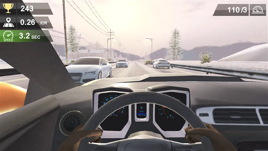 Racing Traffic Car Speed [MOD: безлимитные деньги и все машины открыты] Screenshot 2