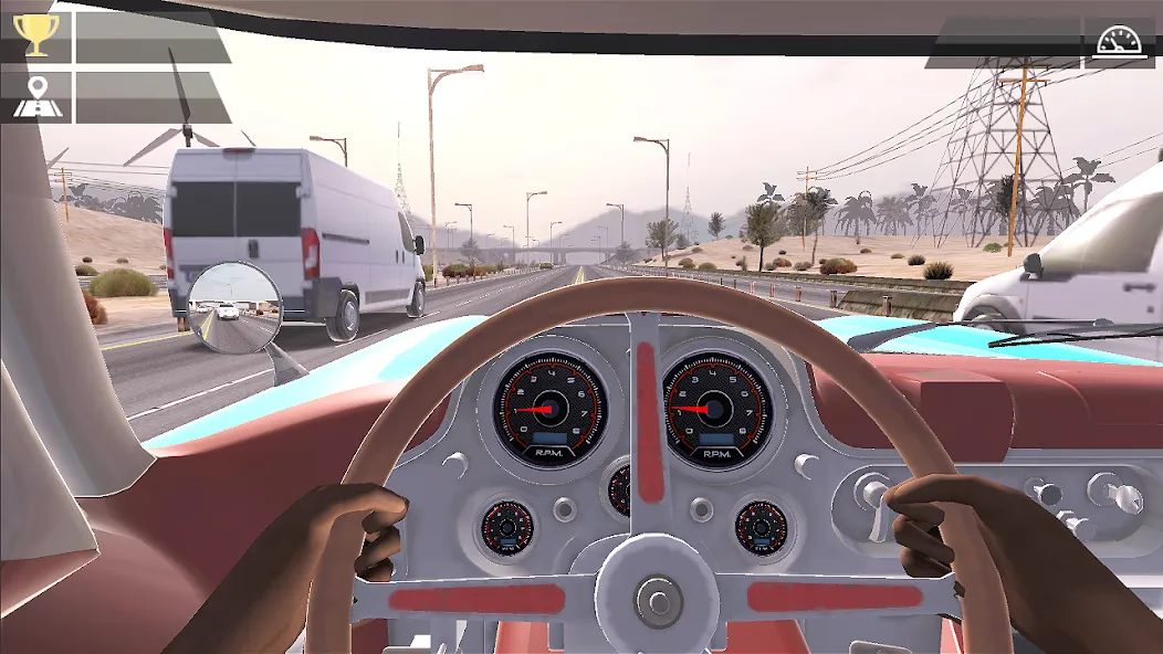 Racing Traffic Car Speed [MOD: безлимитные деньги и все машины открыты] Screenshot 4