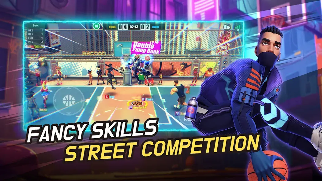 Streetball Allstar [MOD: безлимитные деньги и алмазы] Screenshot 3