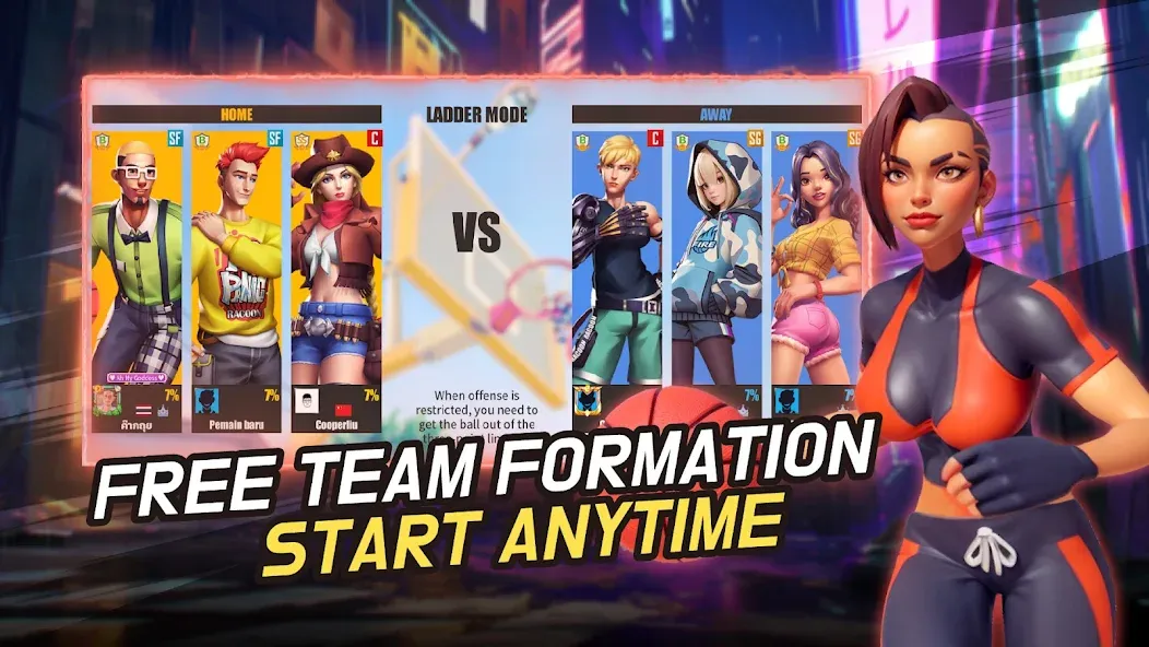 Streetball Allstar [MOD: безлимитные деньги и алмазы] Screenshot 4