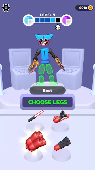 Ragdoll Weapon Master [MOD: безлимитные деньги и оружие] Screenshot 4