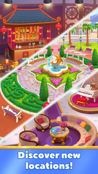 Emily's Hotel Solitaire [MOD: безлимитные монеты и подсказки] Screenshot 2