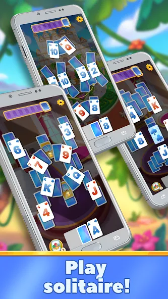 Emily's Hotel Solitaire [MOD: безлимитные монеты и подсказки] Screenshot 4