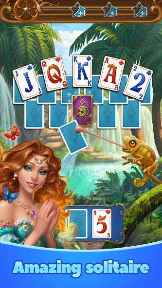 Magic Story of Solitaire Cards [MOD: безлимитные подсказки и джокеры] Screenshot 1