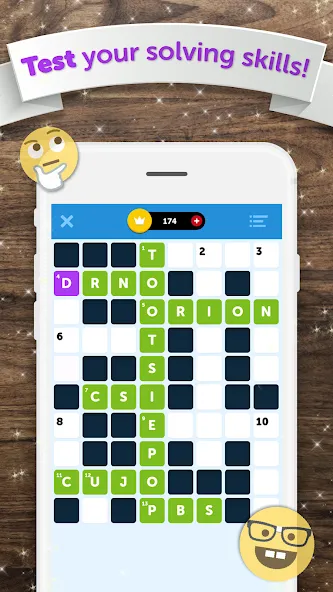 Crossword Quiz [MOD: открыты все ответы и уровни] Screenshot 1