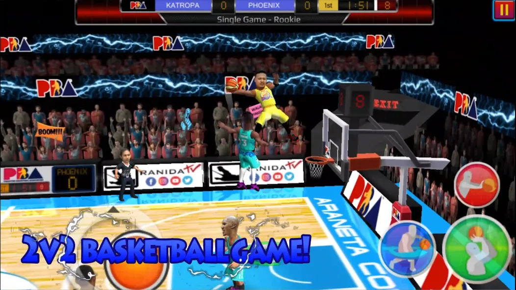 Basketball Slam! [MOD: безлимитные деньги и энергия] Screenshot 1
