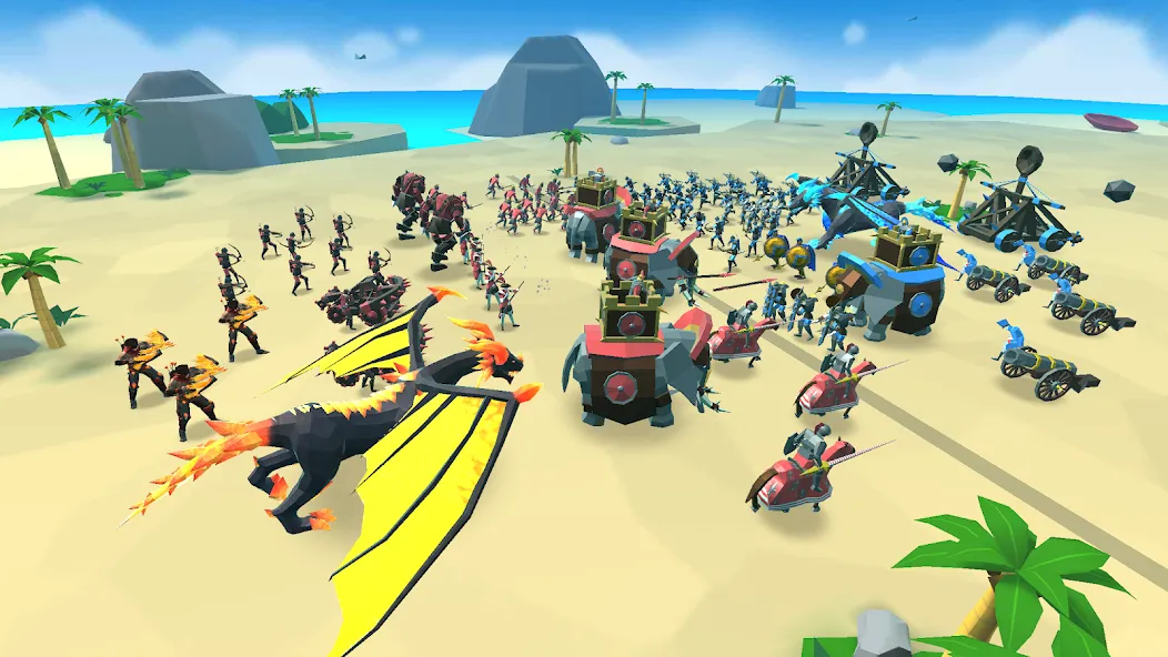 Epic Battle Simulator 2 [MOD: безлимитные ресурсы и разблокированы войска] Screenshot 3