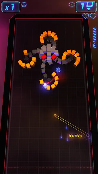 Micro Breaker [MOD: неограниченные жизни и усиленный шар] Screenshot 5