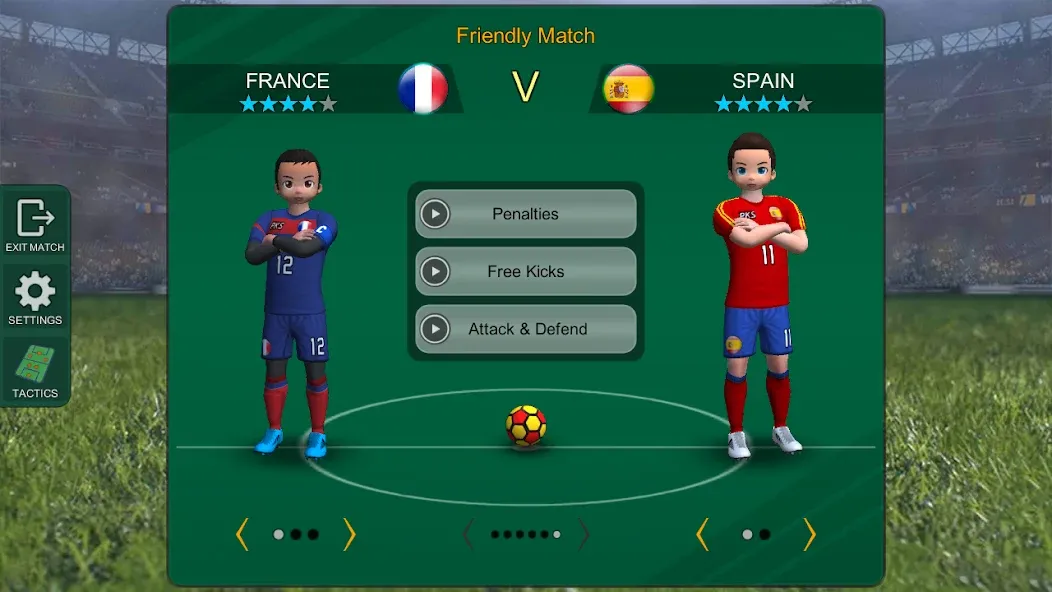 Pro Kick Soccer [MOD: безлимитные деньги и энергия] Screenshot 3