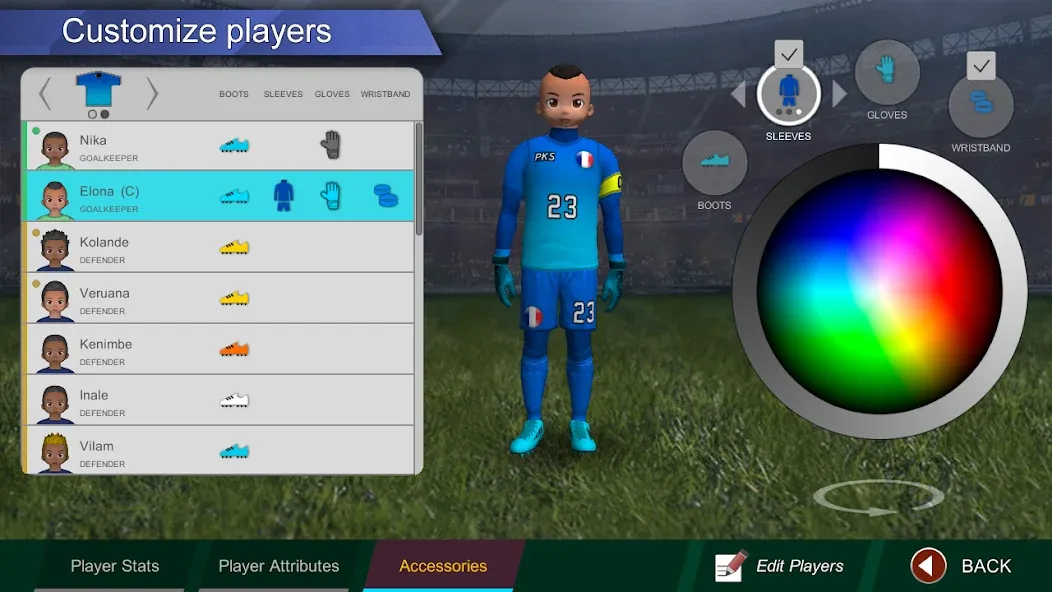 Pro Kick Soccer [MOD: безлимитные деньги и энергия] Screenshot 4