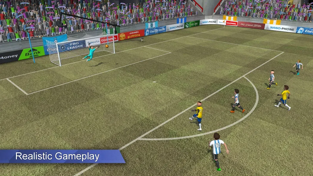 Pro League Soccer [MOD: безлимитные деньги и премиум открыт] Screenshot 2