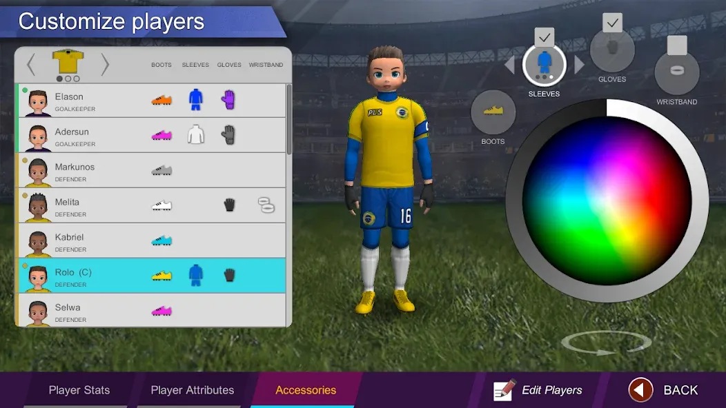 Pro League Soccer [MOD: безлимитные деньги и премиум открыт] Screenshot 4