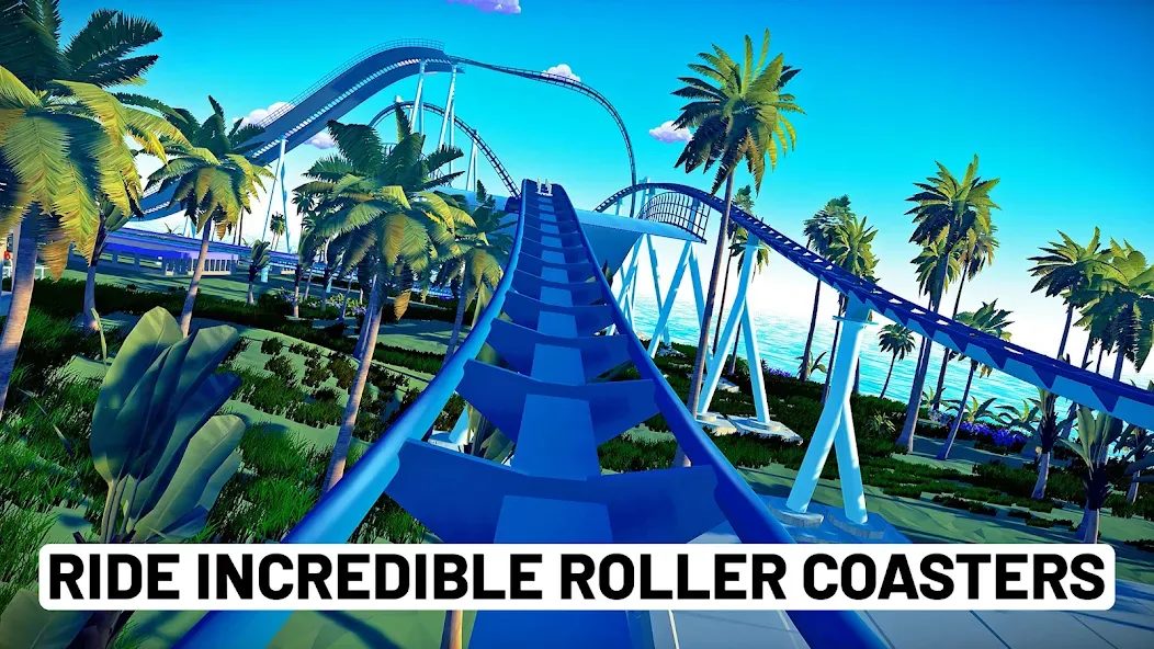 Real Coaster: Idle Game [MOD: безлимитные деньги и все аттракционы] Screenshot 3