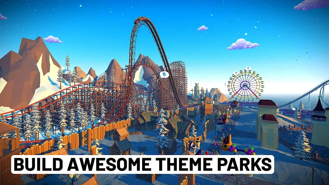 Real Coaster: Idle Game [MOD: безлимитные деньги и все аттракционы] Screenshot 4