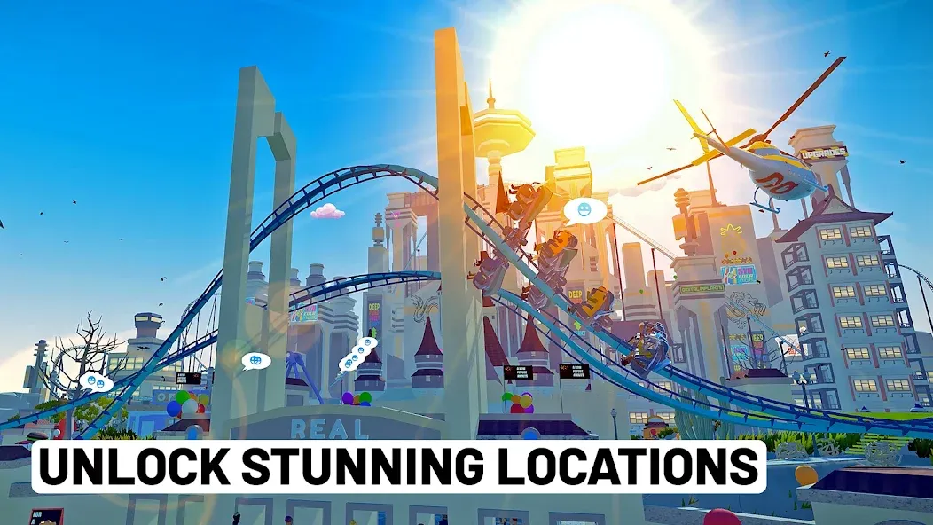 Real Coaster: Idle Game [MOD: безлимитные деньги и все аттракционы] Screenshot 5