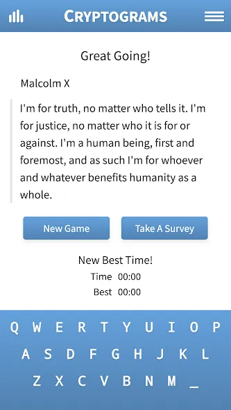 Cryptograms · Decrypt Quotes [MOD: без рекламы и все цитаты открыты] Screenshot 3